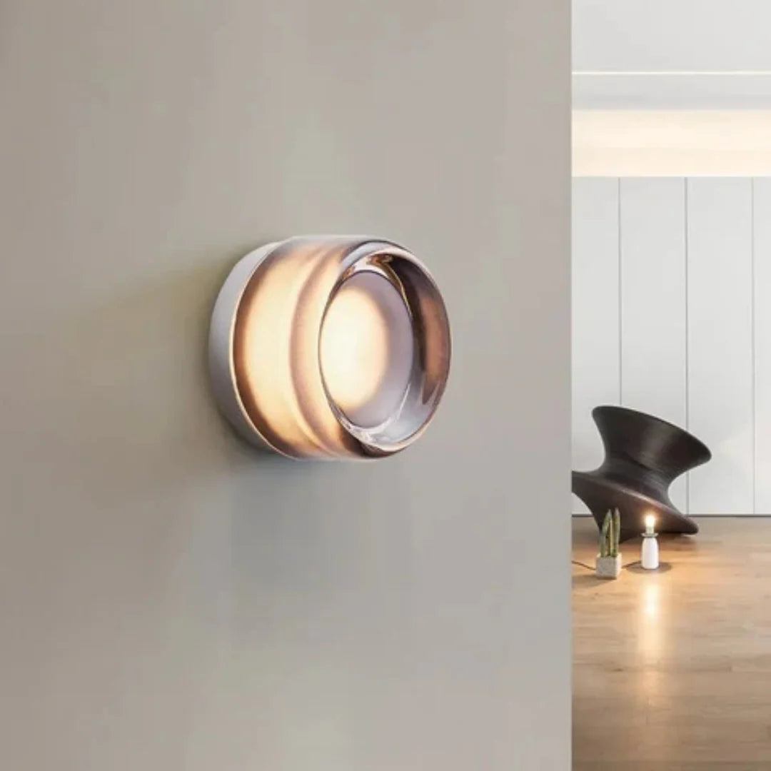 Wall Sconce Round LED Acrylic Diffuser