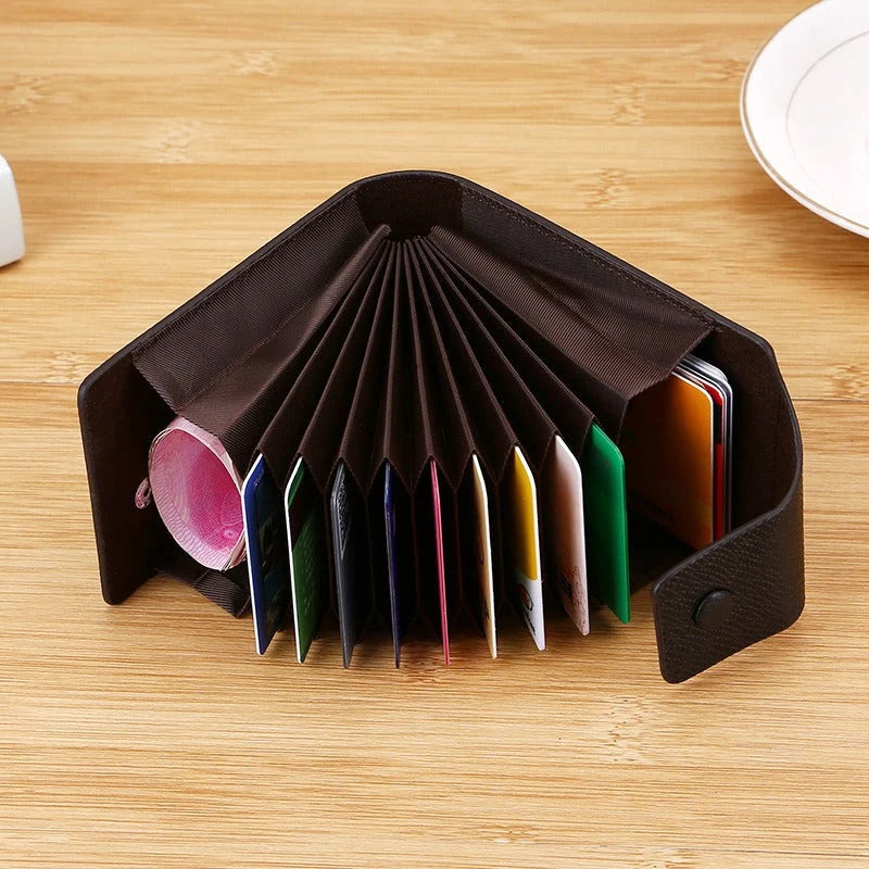 Wallet RFID-Blocking Slim ID Window Snap Closure