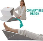 Wedge Pillow Set Adjustable Incline Memory Foam 3 Piece