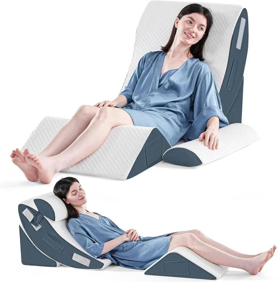 Wedge Pillow Set Memory Foam Modular Set of 4