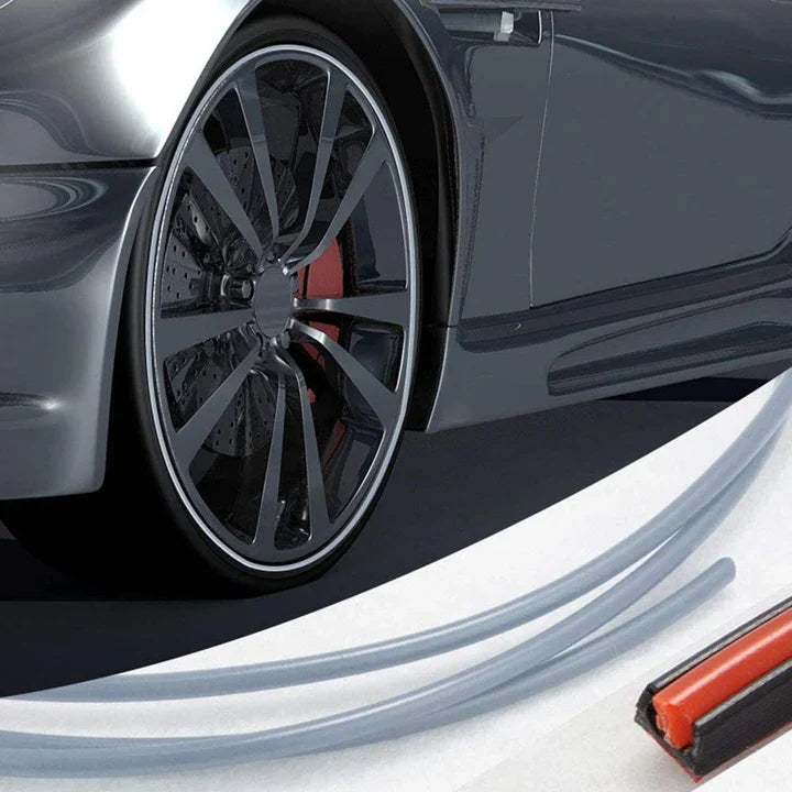 Wheel Rim Protector Rubber Adhesive Backing 8 Meter