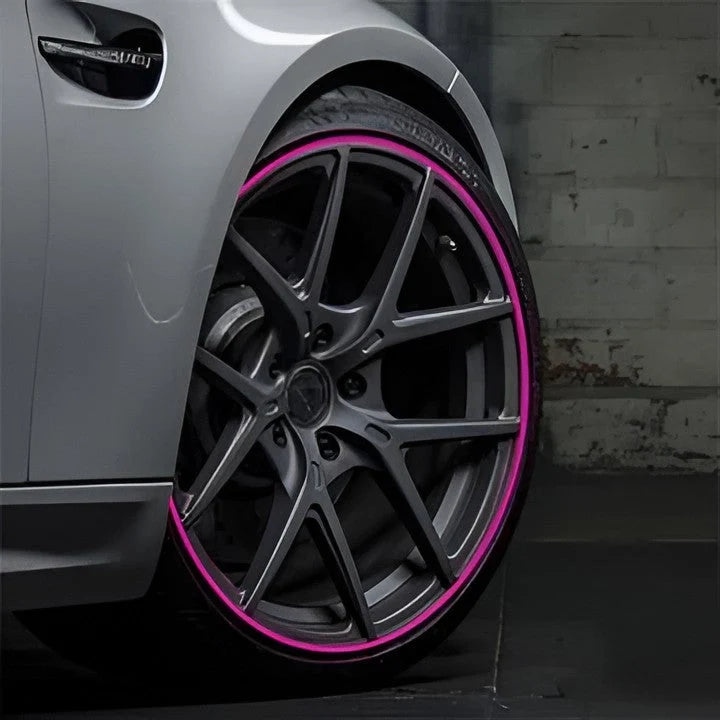 Wheel Rim Protector Rubber Adhesive Backing 8 Meter