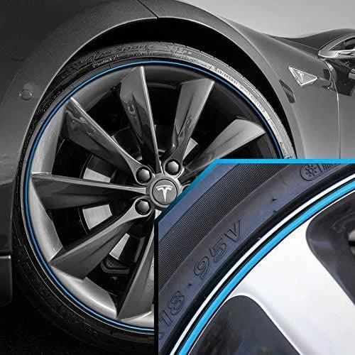 Wheel Rim Protector Rubber Adhesive Backing 8 Meter