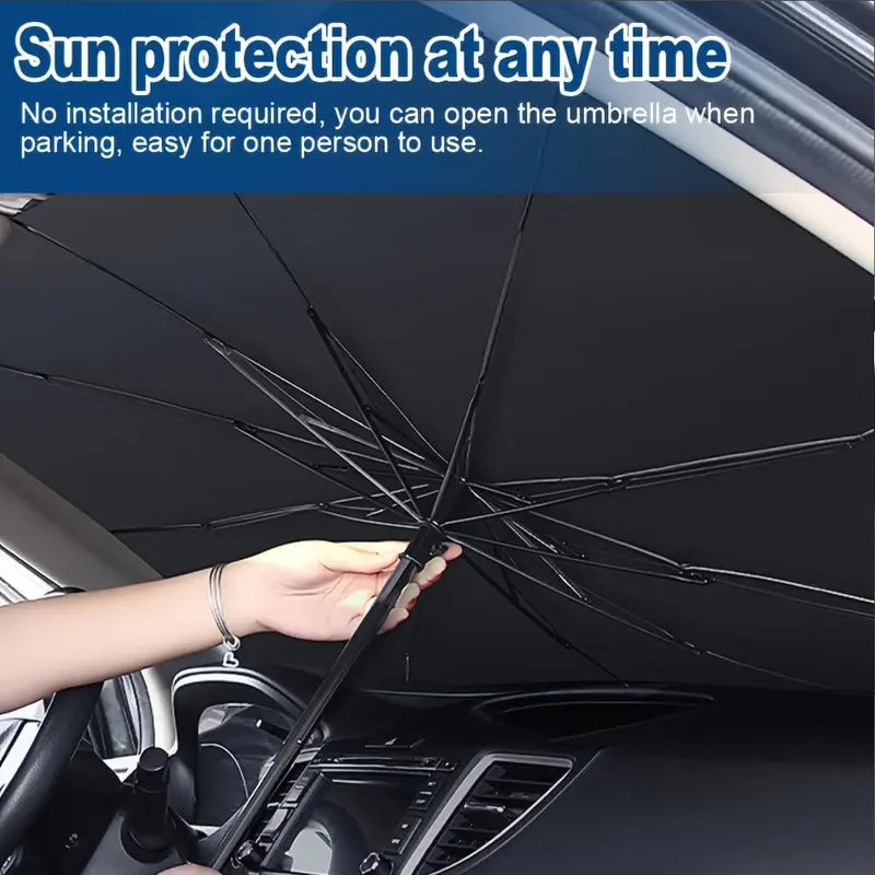 Windshield Sunshade Reflective Blocks 99% Heat Universal Fit