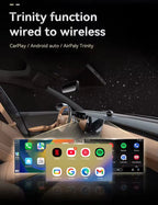 Wireless Car Adapter Plug-And-Play Auto Reconnect Screen Mirroring