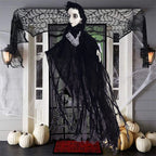 Wreath Haunted Doll PVC & Lace Large