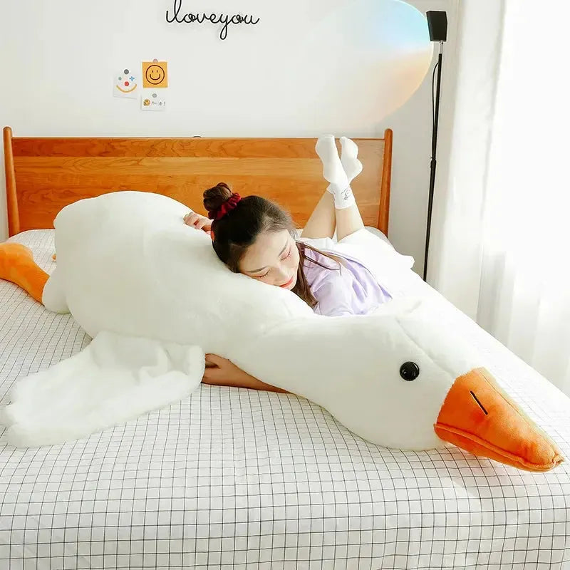 Giant Cozy Goose Plush Toy – Oversized Soft Companion for All Ages