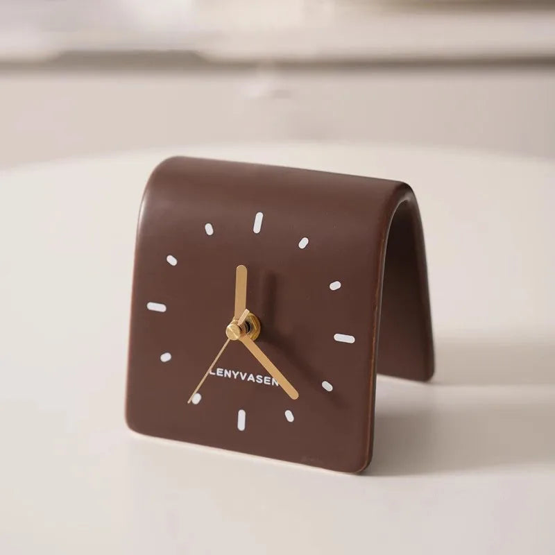 Chic Ceramic Desk Timepiece