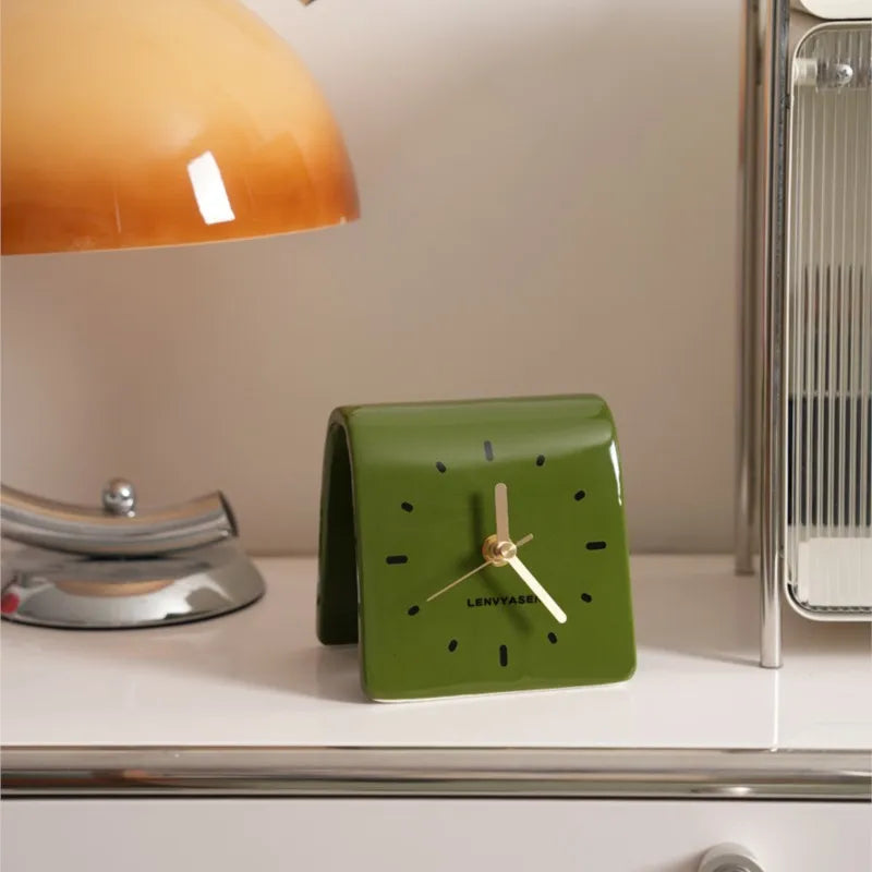 Chic Ceramic Desk Timepiece