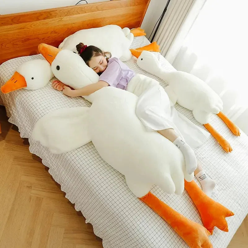 Giant Cozy Goose Plush Toy – Oversized Soft Companion for All Ages