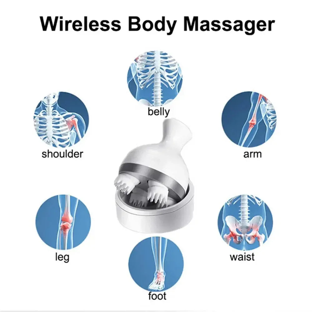 Serenity Scalp Reviver: Waterproof Cordless Head Massager