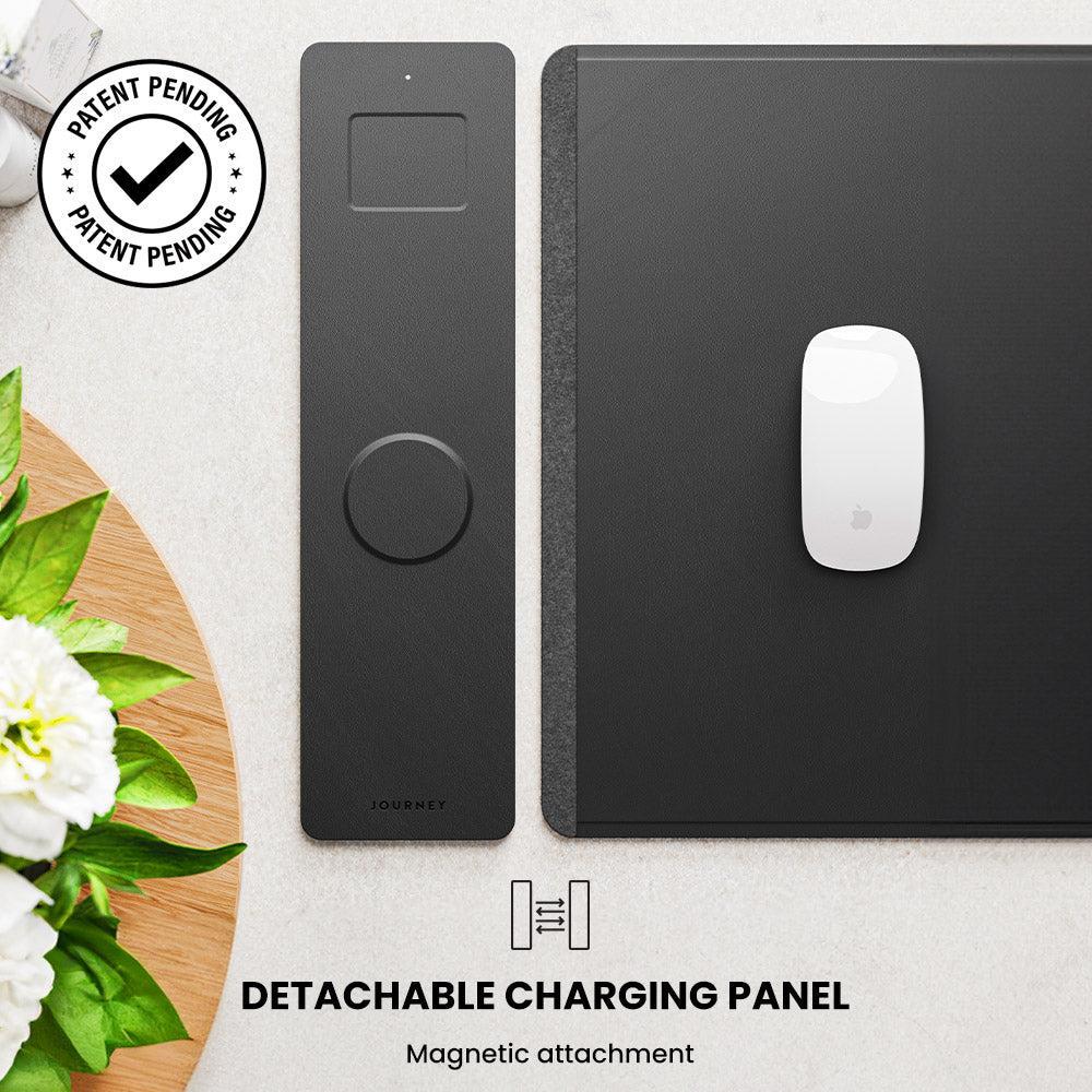 ElegantTech Dual-Surface Wireless Charging Desk Mat