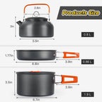 Explorer's Essential Camping Cookware Set | Compact & Durable