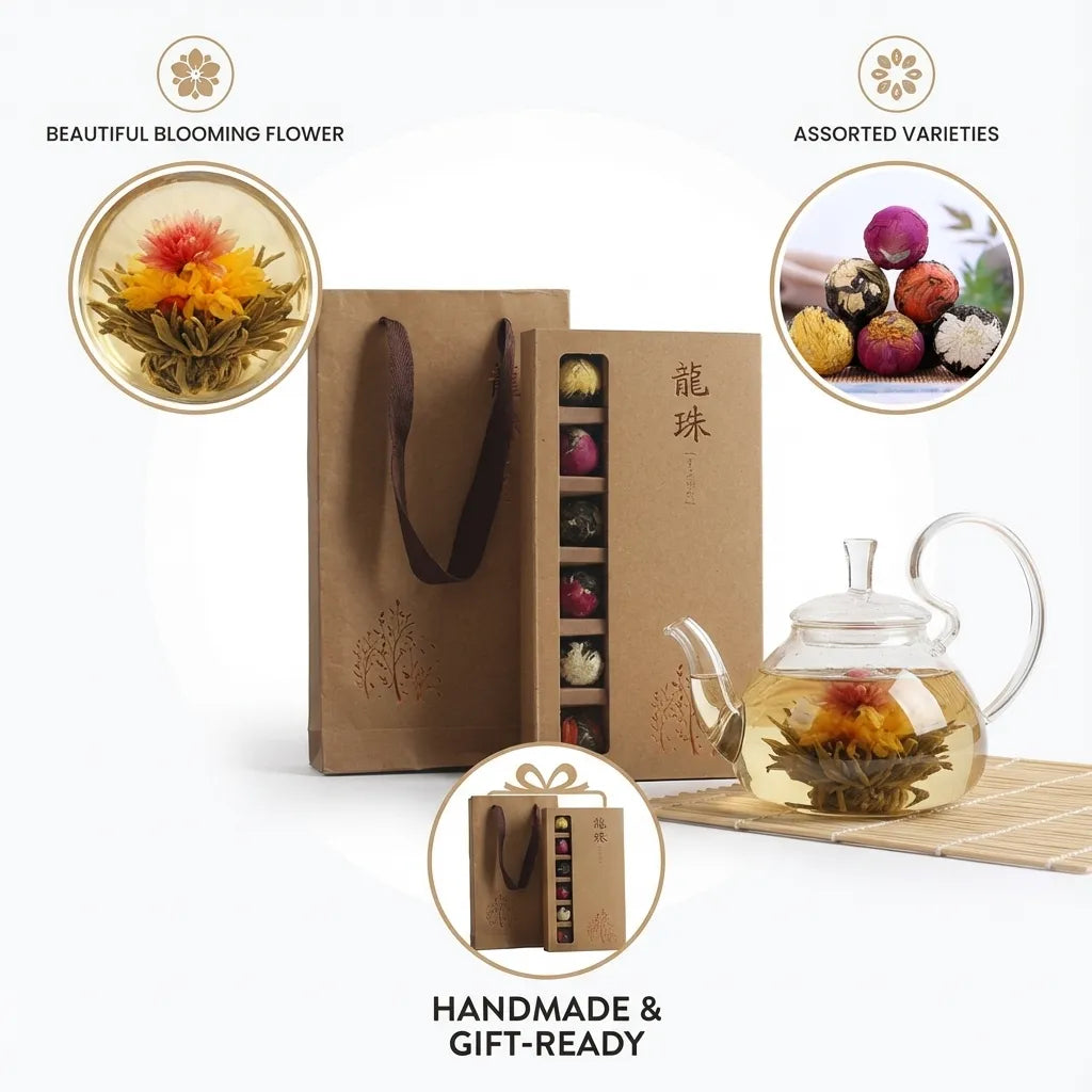 18 Artisan Tea Blossoms | Exquisite Pu-erh Floral Infusion