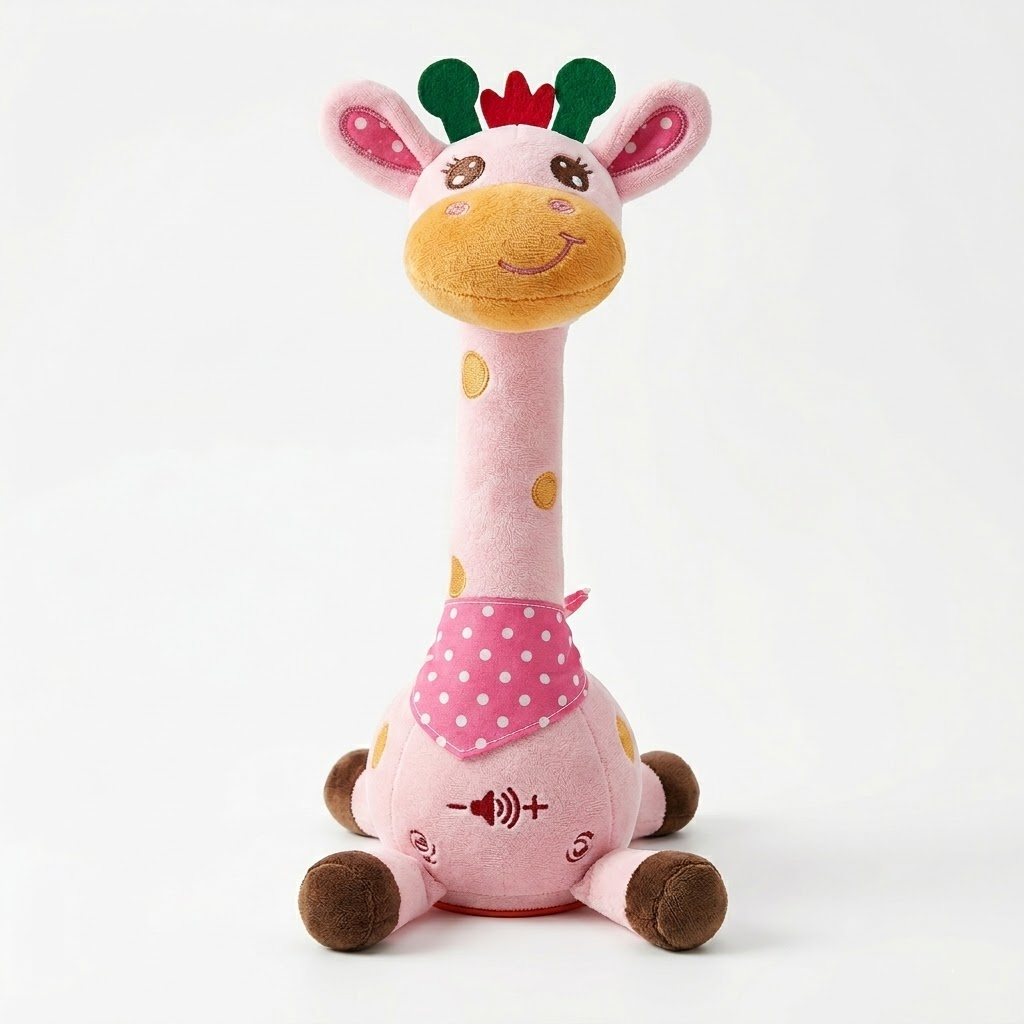 Interactive Singing Giraffe Plush Toy for Kids - Musical Friend