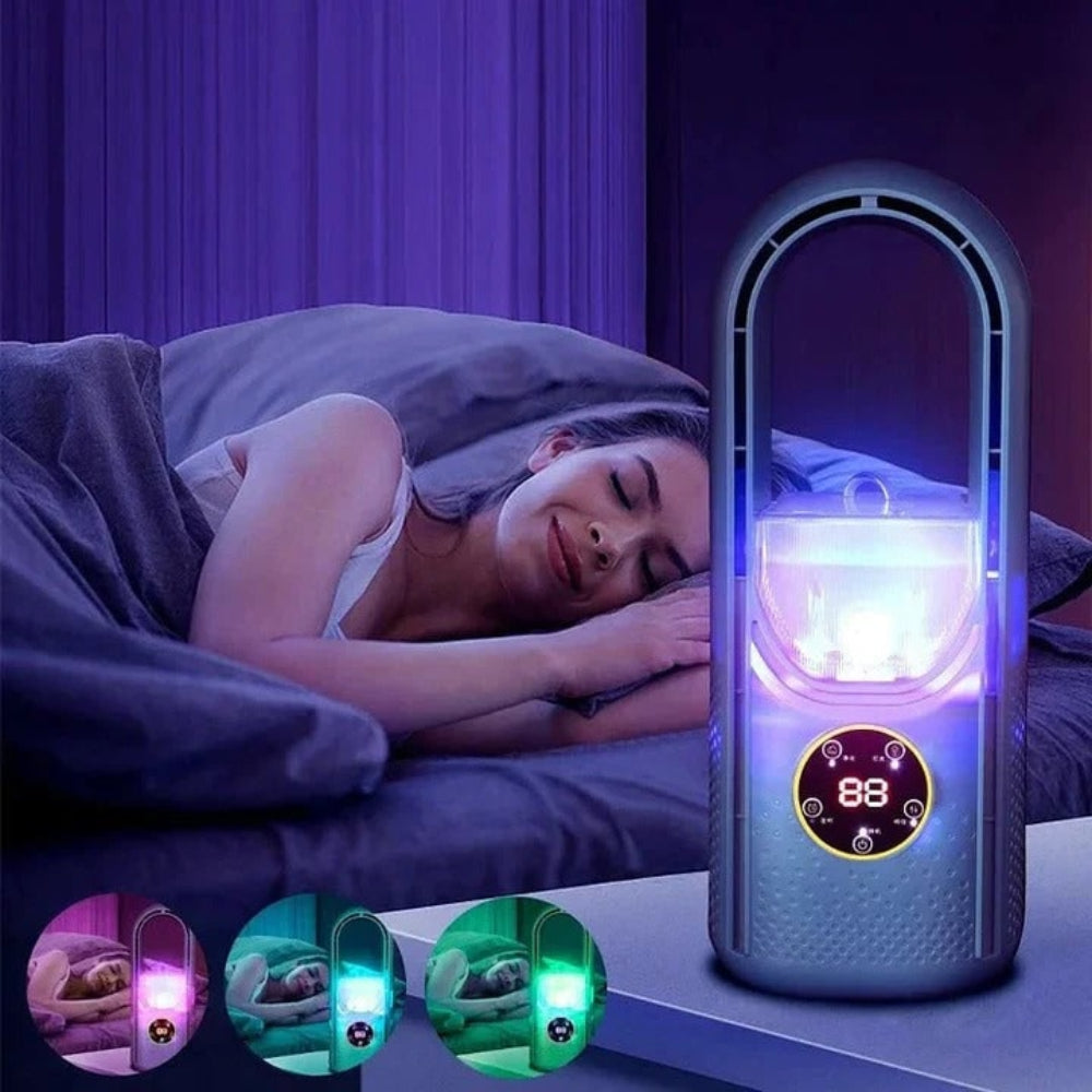 Compact Bladeless Air Conditioner – Quiet Portable Cooling Unit