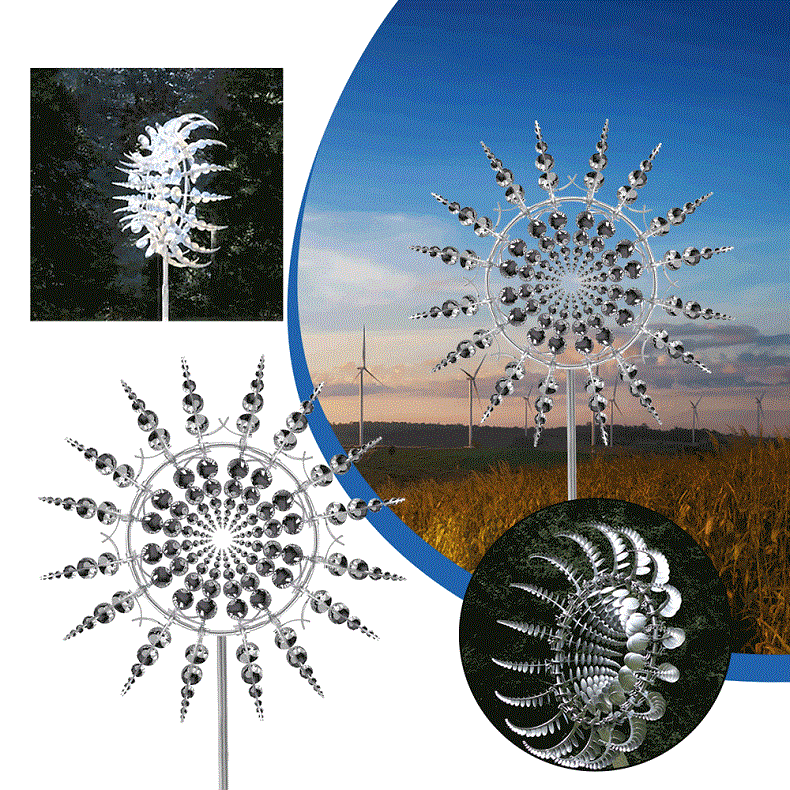 Enchanting Metal Garden Spinner – A Dynamic Outdoor Accent